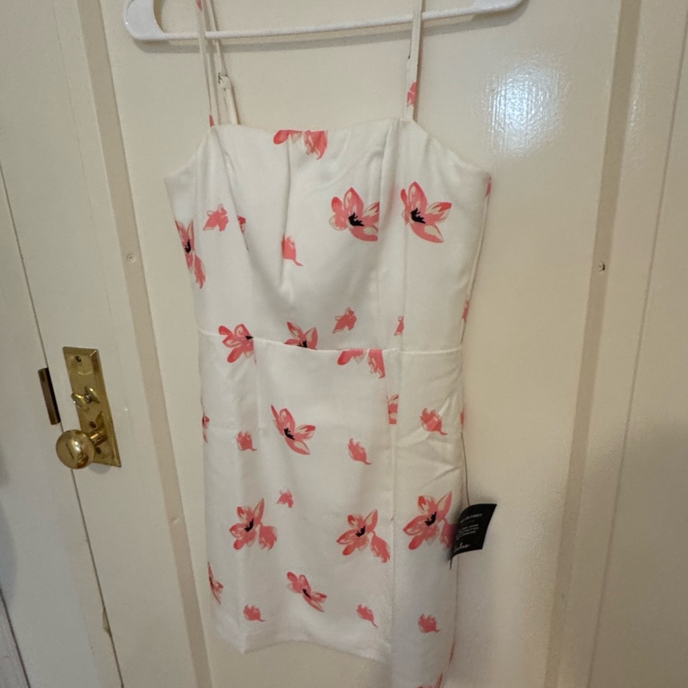 Lulu's Ivory Elegant Dress